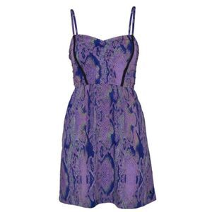 Hurley Isabel cami beach sweetheart bodice dress sundress size LG